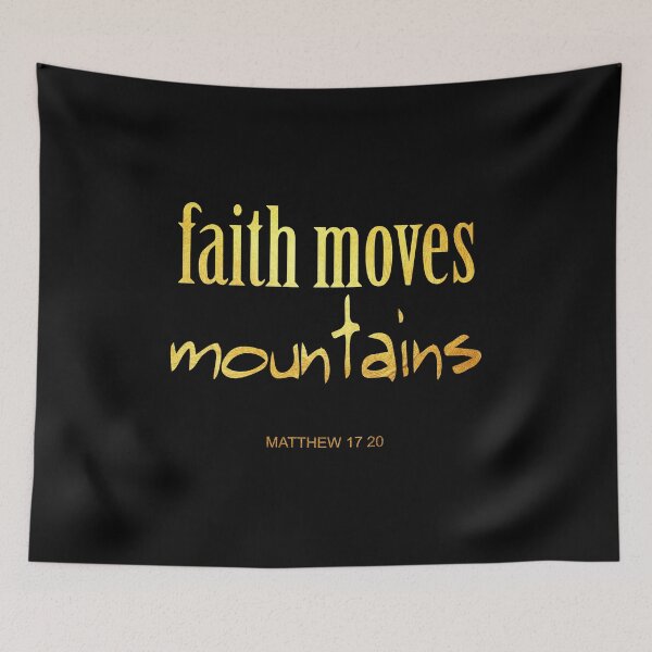 Item preview, Faith moves mountains designed and sold by Dhynzz.