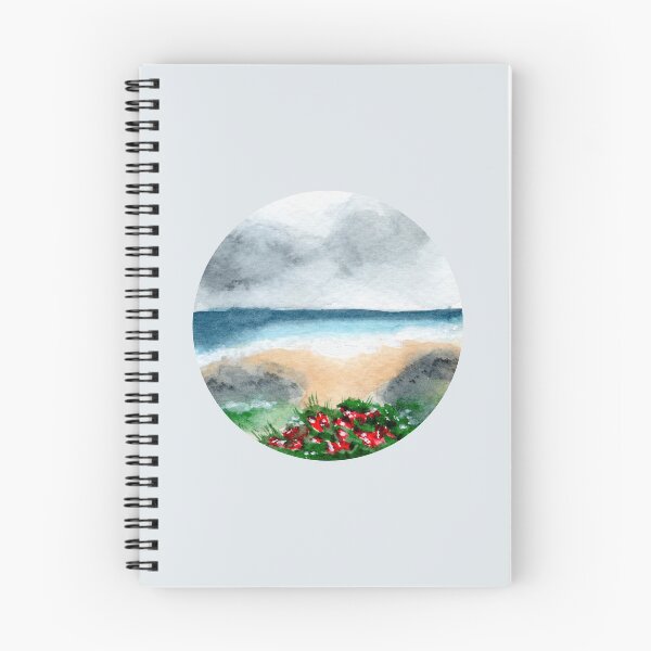 Item preview, Somewhere between Ebb and Flow - Round - Watercolour Painting designed and sold by Pattokarts.
