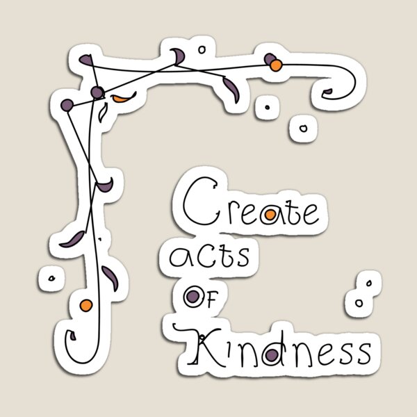 Item preview, 'Create / A Record of: Acts of Kindness' by Hannah Stringer (Stringer Things) designed and sold by stringerthings.