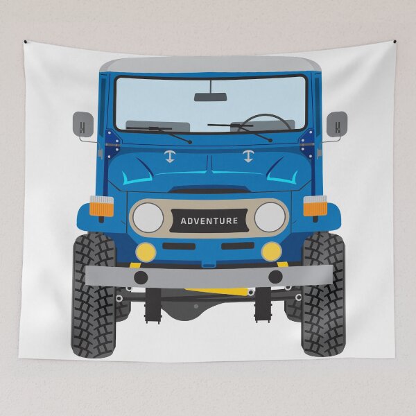 Item preview, Toyota FJ40 (blue) designed and sold by oldskooldesign.