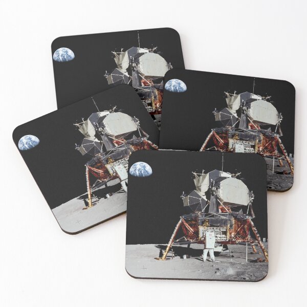 Item preview, Aldrin and Apollo 11 Lunar Module Eagle panorama designed and sold by Weston  Westmoreland.