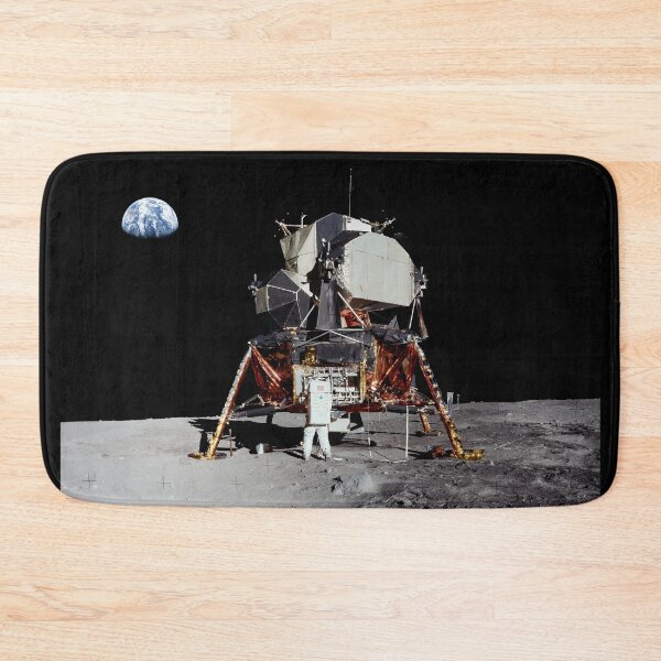 Item preview, Aldrin and Apollo 11 Lunar Module Eagle panorama designed and sold by Weston  Westmoreland.