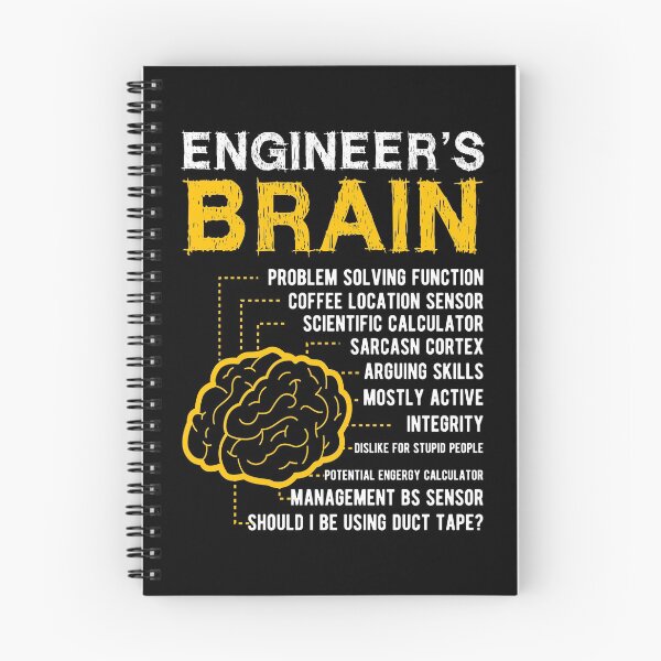 Item preview, Engineer's Brain Schematic | Funny Gift Tee 4 Engineers designed and sold by Lisbob.
