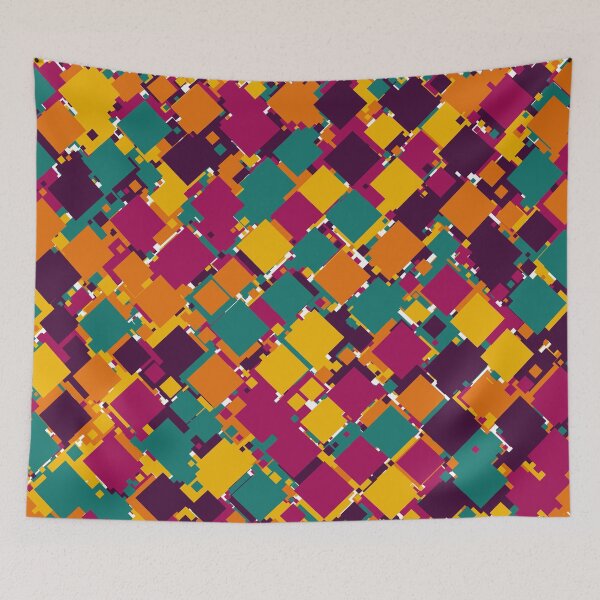 Item preview, Abstract Generative Art color distributed squares polygons background illustration designed and sold by IuriiVlasenko.