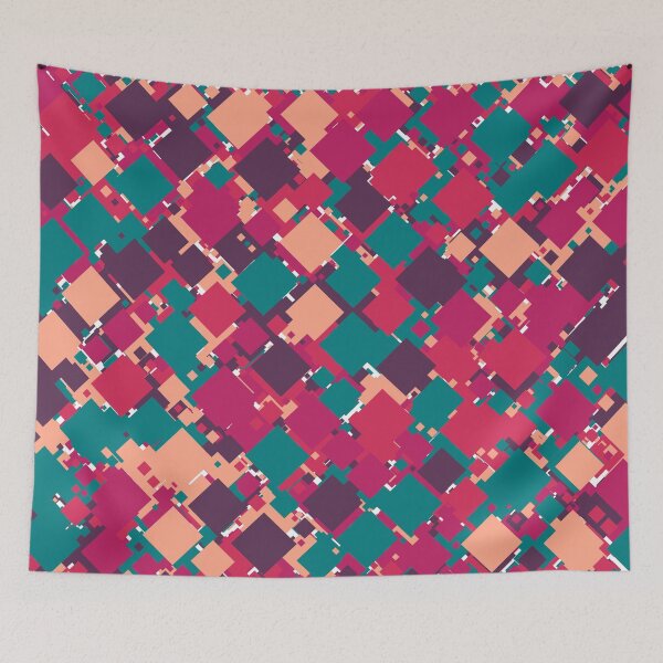 Item preview, Abstract Generative Art color distributed squares polygons background illustration designed and sold by IuriiVlasenko.