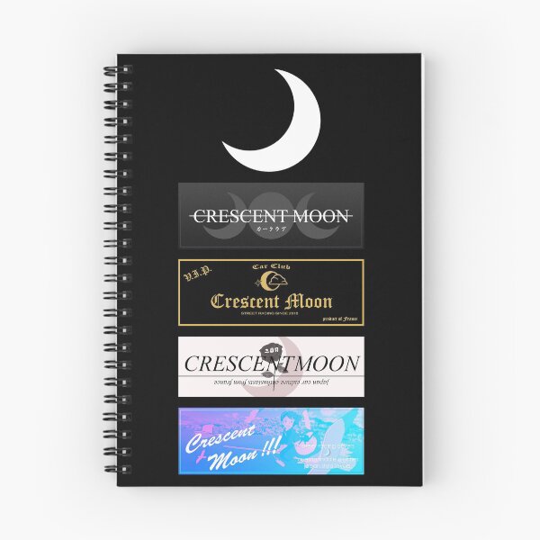 Artikelvorschau, Crescent Moon Car Club Slap Aufkleber entworfen und verkauft von Spitfire974.