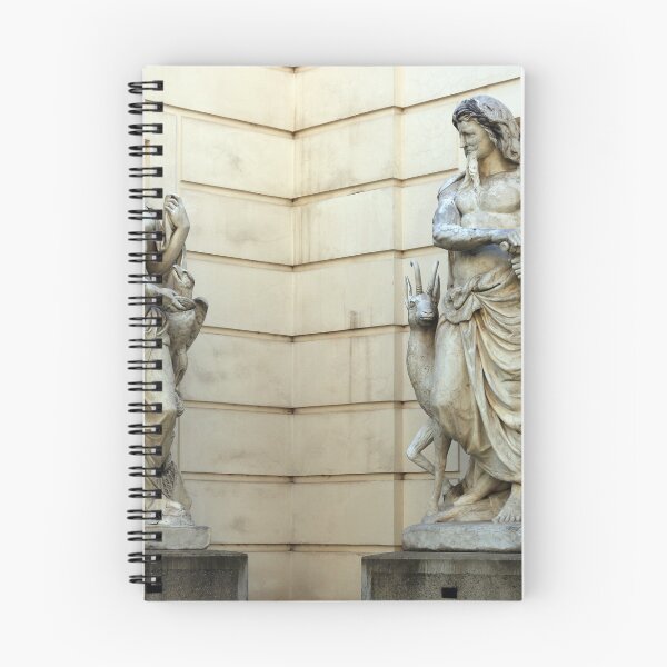 Item preview, Mythology statues of river Drava and river Inn by Palm house Vienna designed and sold by goceris.