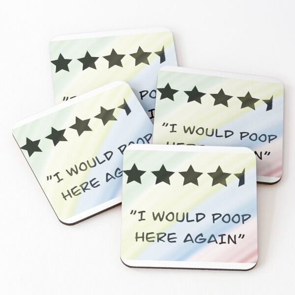 Item preview, I Would Poop Here Again designed and sold by JenBoyte.