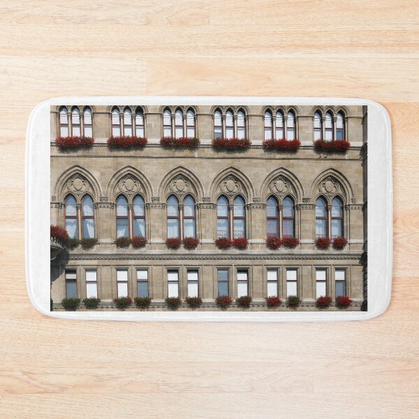Item preview, Windows and flowers facade detail Rathaus Vienna Austria designed and sold by goceris.