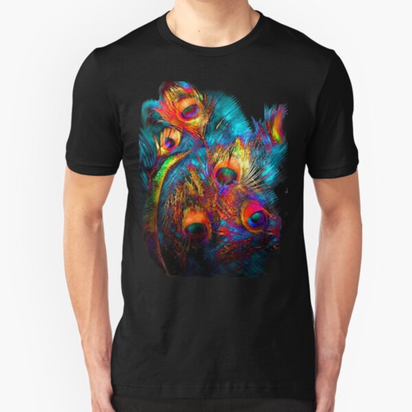 Miss P's Feathers Tee Slim Fit T-Shirt