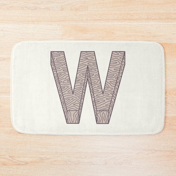 Item preview, W illustrated alphabet letter designed and sold by freshinkstain.