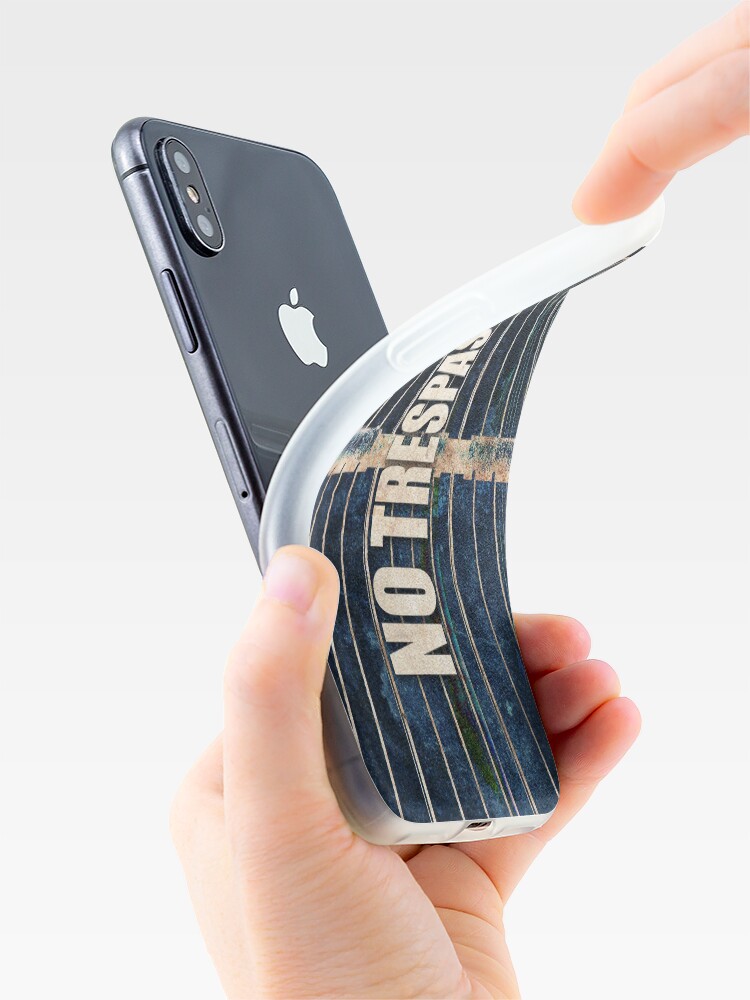 Alternate view of No Trespassing iPhone Case & Cover