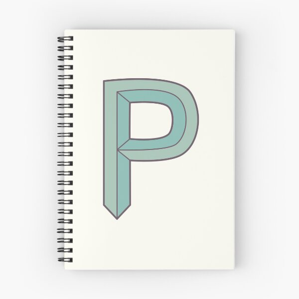 Item preview, P illustrated alphabet letter designed and sold by freshinkstain.