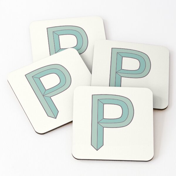 Item preview, P illustrated alphabet letter designed and sold by freshinkstain.
