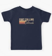 Fort Collins Colorado Kids T-Shirt