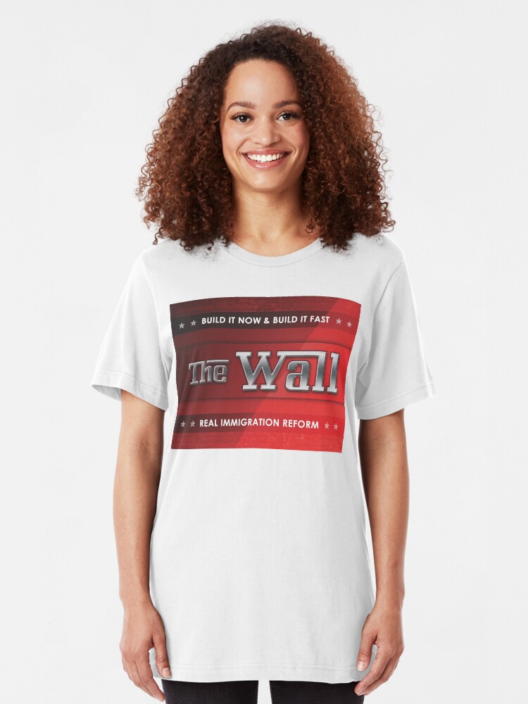 Alternate view of Build The Wall Slim Fit T-Shirt