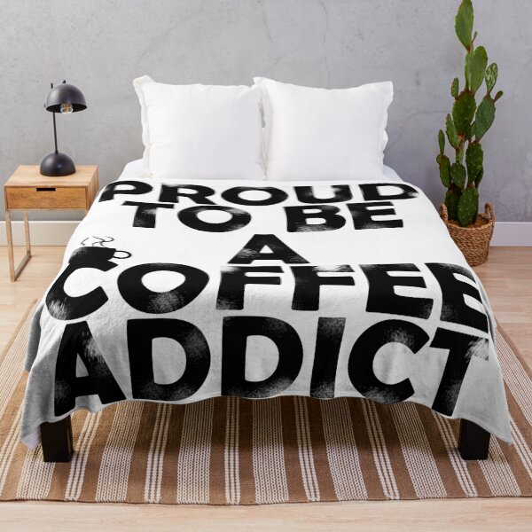 Item preview, Proud To Be A Coffee Addict (Vintage Look) designed and sold by SassyClassyMe.