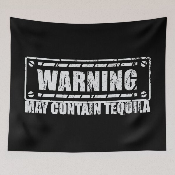 Item preview, Warning May Contain Tequila Mexican Alcohol Gift designed and sold by haselshirt.