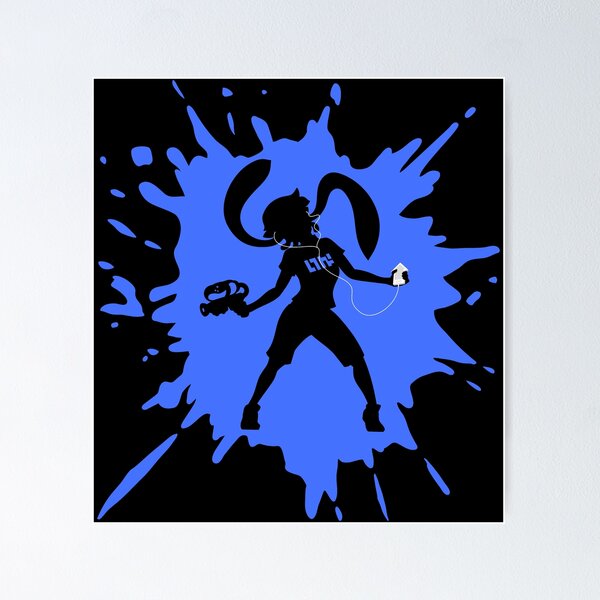 Item preview, Splat Girl - Blue designed and sold by mdmShirts.