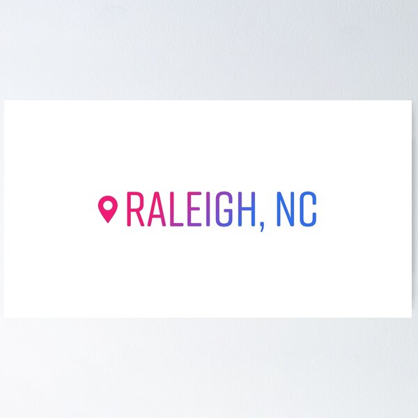 Item preview, Raleigh Social Media Location Pin designed and sold by keith-norris.