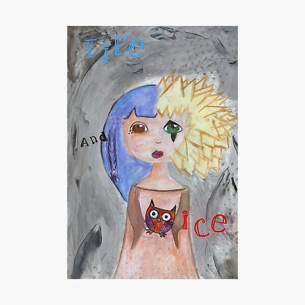 Fire and Ice Photographic Print