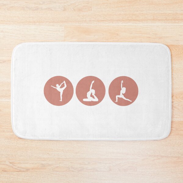 Item preview, Chica de yoga pose minimalista mindfulness designed and sold by Magda Hanak.