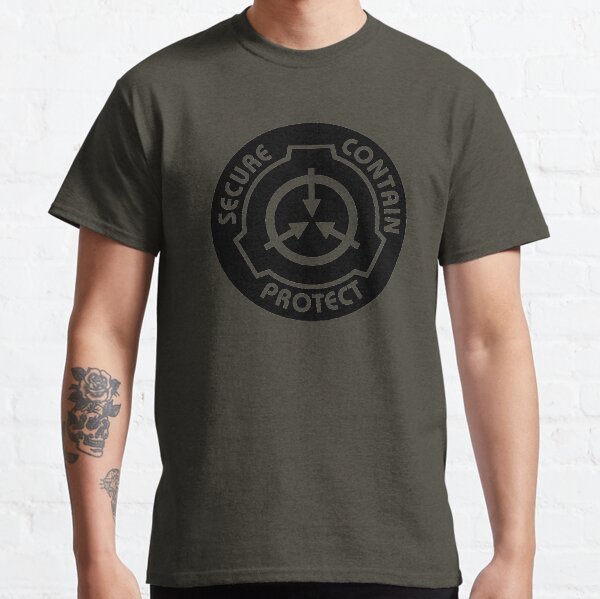 Sicheres Contain Protect SCP Foundation-Emblem Classic T-Shirt