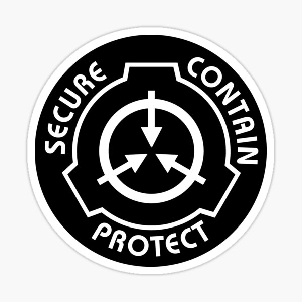 SCP Foundation/SCP Logo/scp logo/SCP foundation logo/Vinyl/Decal/Set