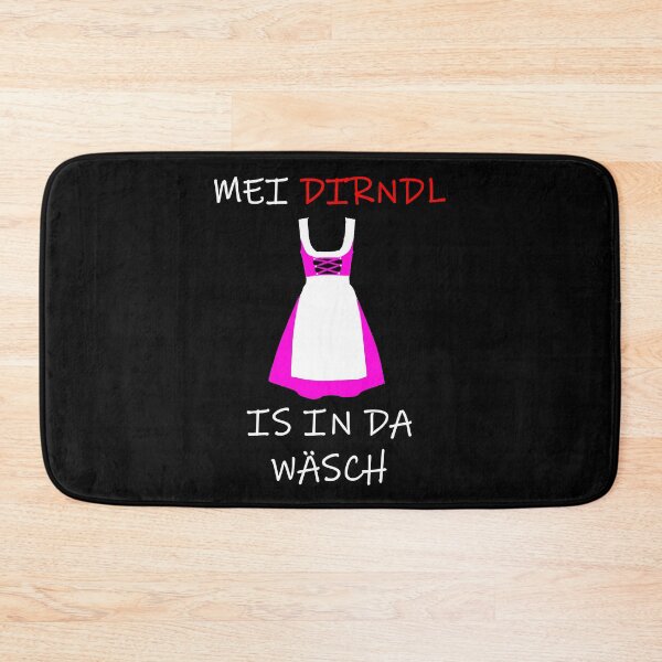 Item preview, Ladies Fun T-Shirt MEI DIRNDL IS IN DA WASH - Oktoberfest Munich Wiesn designed and sold by urban-design.