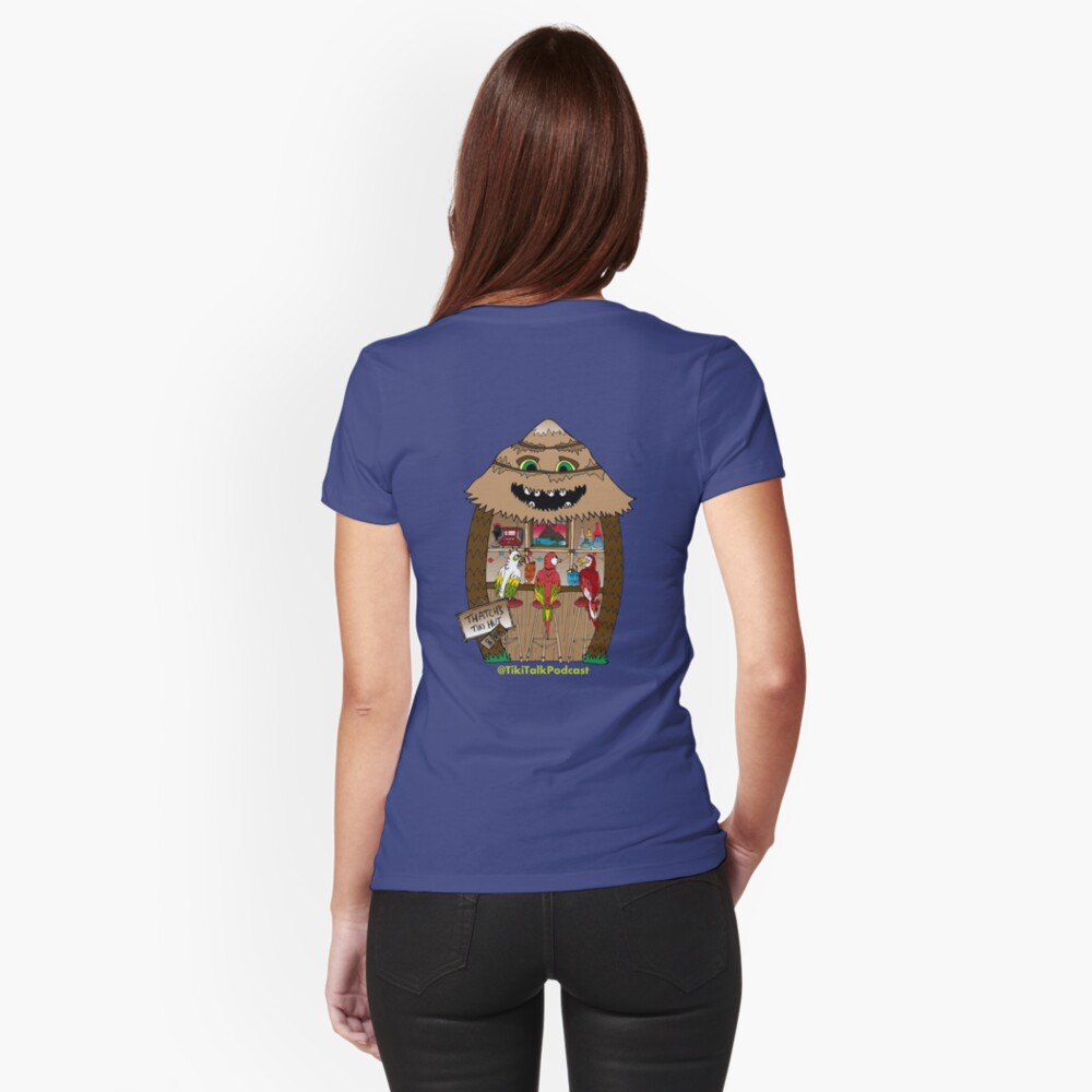 Item preview, Fitted T-Shirt designed and sold by tikitalkpodcast.