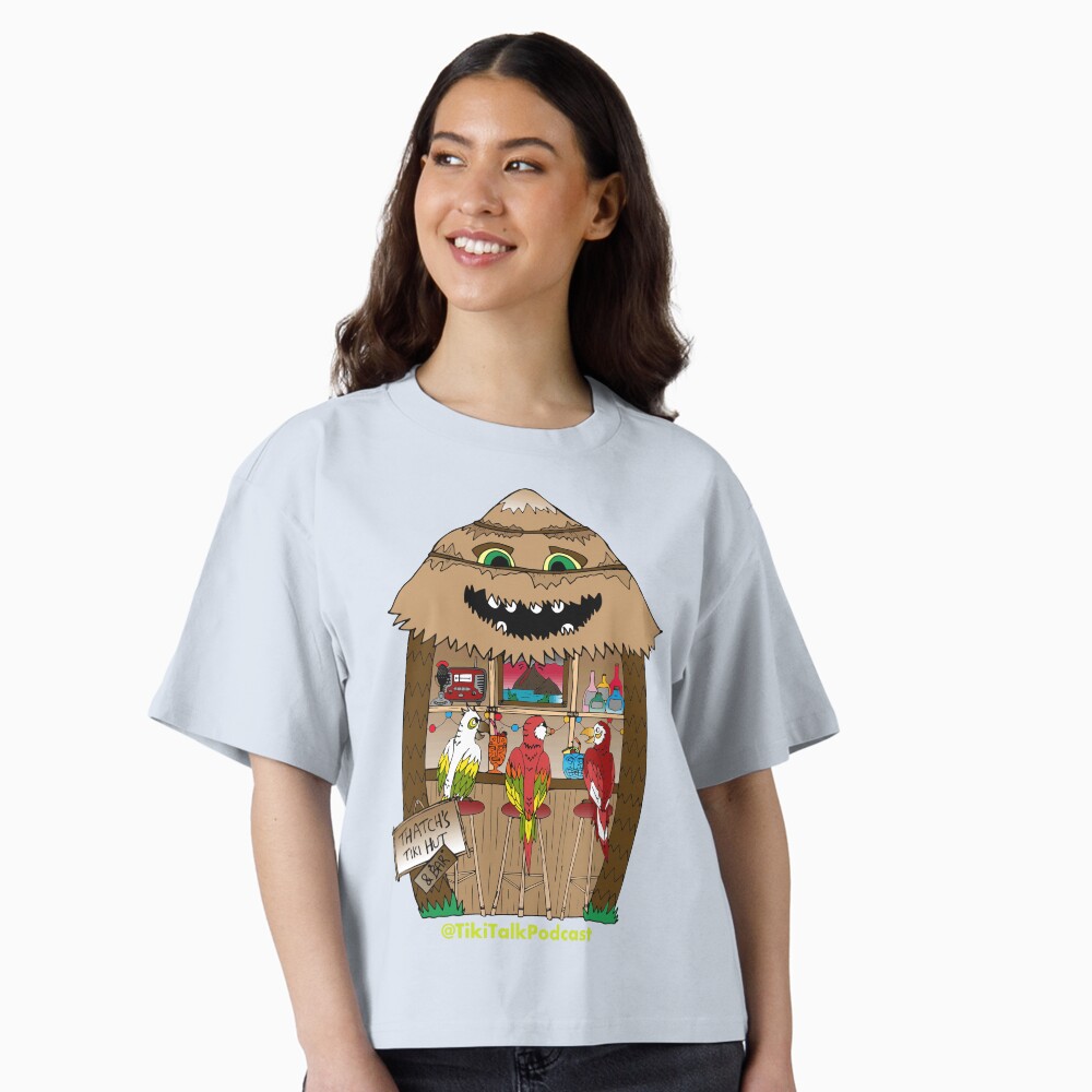 Item preview, Boxy T-Shirt designed and sold by tikitalkpodcast.