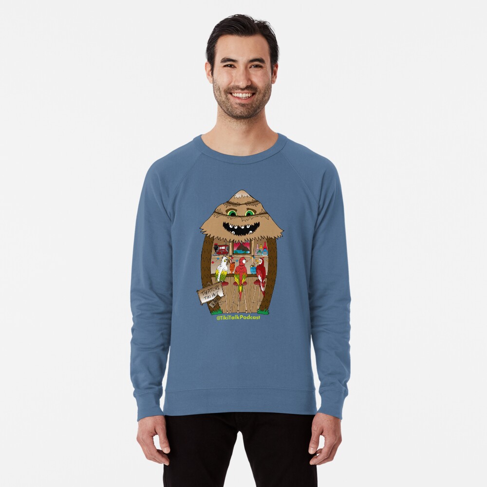 Item preview, Lightweight Sweatshirt designed and sold by tikitalkpodcast.