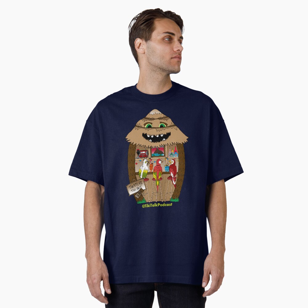 Item preview, Oversized T-Shirt designed and sold by tikitalkpodcast.
