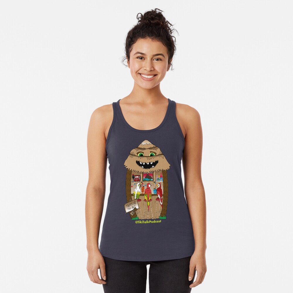 Item preview, Racerback Tank Top designed and sold by tikitalkpodcast.