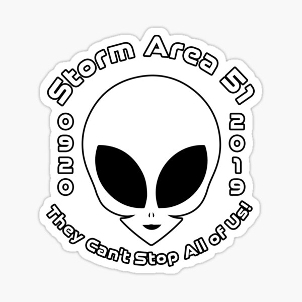 Item preview, Storm Area 51 They Cant Stop Us All Illustration 09/20 2019 designed and sold by misenique.