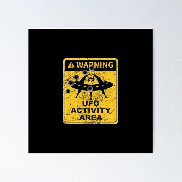 Item preview, Warning, UFO activity area designed and sold by paulo silveira.
