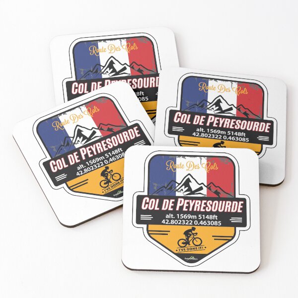 Item preview, Col de Peyresourde Cycle T-Shirt & Sticker - Route des Cols Pyrénées - Ive Done It! designed and sold by OuterShellUK.