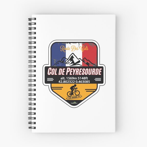Item preview, Col de Peyresourde Cycle T-Shirt & Sticker - Route des Cols Pyrénées - Ive Done It! designed and sold by OuterShellUK.