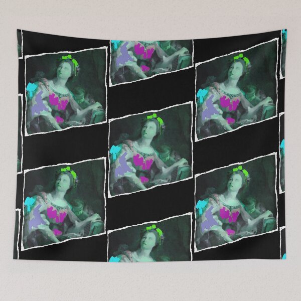 Item preview, Woman & Cherub - Teal designed and sold by EvilLeftHand.