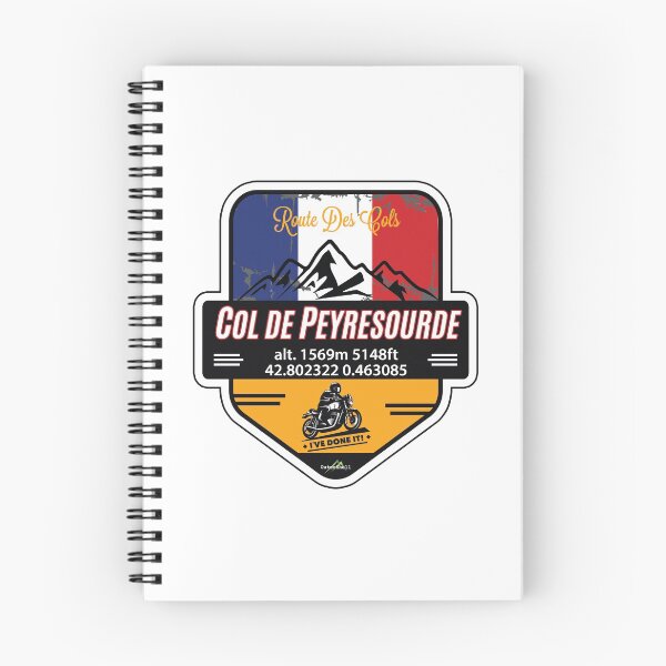 Item preview, Col de Peyresourde Motorcycle T-Shirt & Sticker - Route des Cols Pyrénées - Ive Done It! designed and sold by OuterShellUK.
