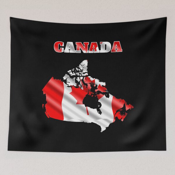 Item preview, Canada Map Flag designed and sold by marosharaf.