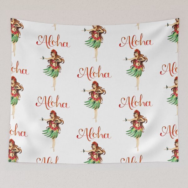 Item preview, Aloha Hawaiian Hula Girl designed and sold by Jodie Andrews.