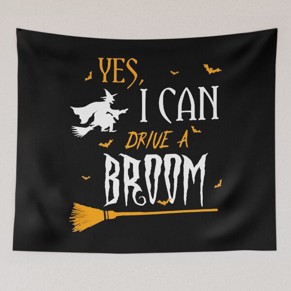 Item preview, Yes I Can Drive a Broom designed and sold by mrhighsky.