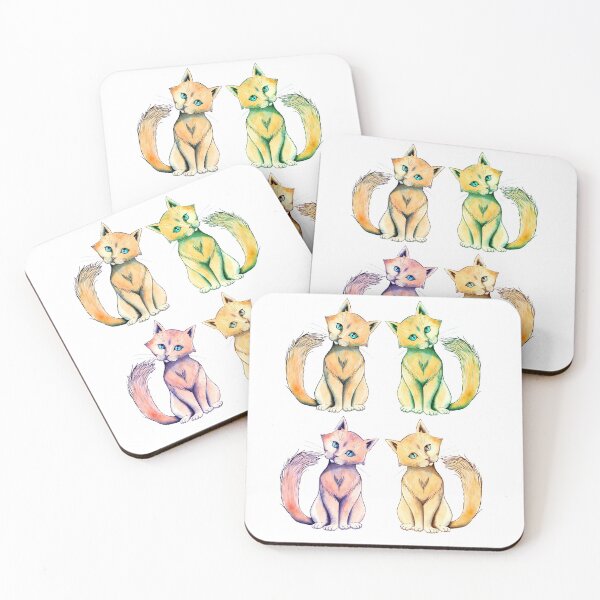 Item preview, Cute colorful cats designed and sold by Petrún Sigurðardóttir.