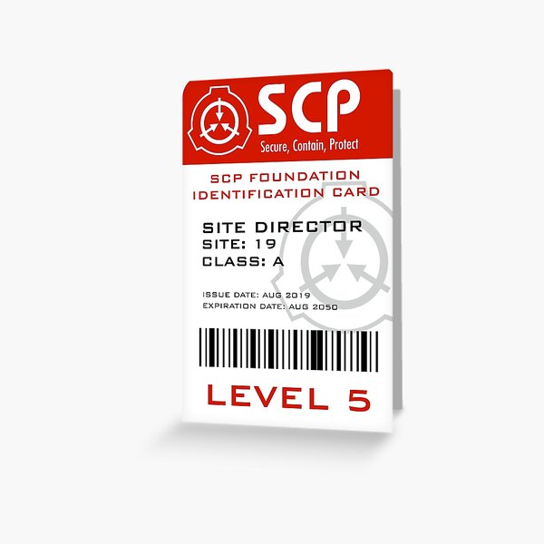 SCP Foundation Secure Access ID Cards Containment Breach current Version 