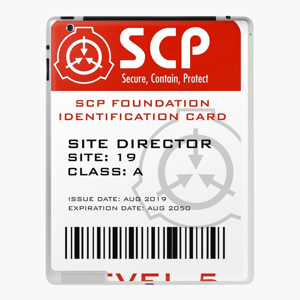 SCP Foundation Secure Access Keycard ID Card Badge Cosplay 