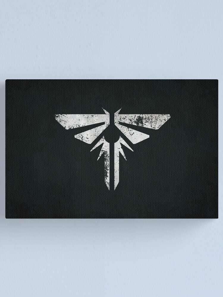 Alternate view of Fireflies Logo · Distressed Canvas Print