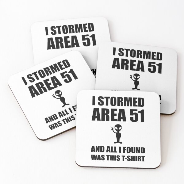 Item preview, Stormed Area 51 Alien Fan Funny Meme Found T-Shirt designed and sold by TheBestStore.