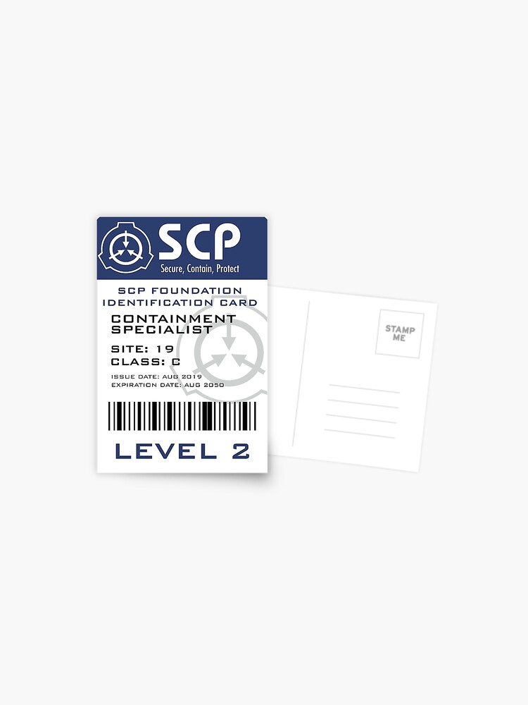 SCP Foundation Secure Access ID Cards Containment Breach 