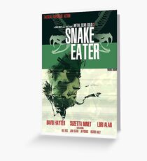 Snake Eater - Metal Gear Greeting Card